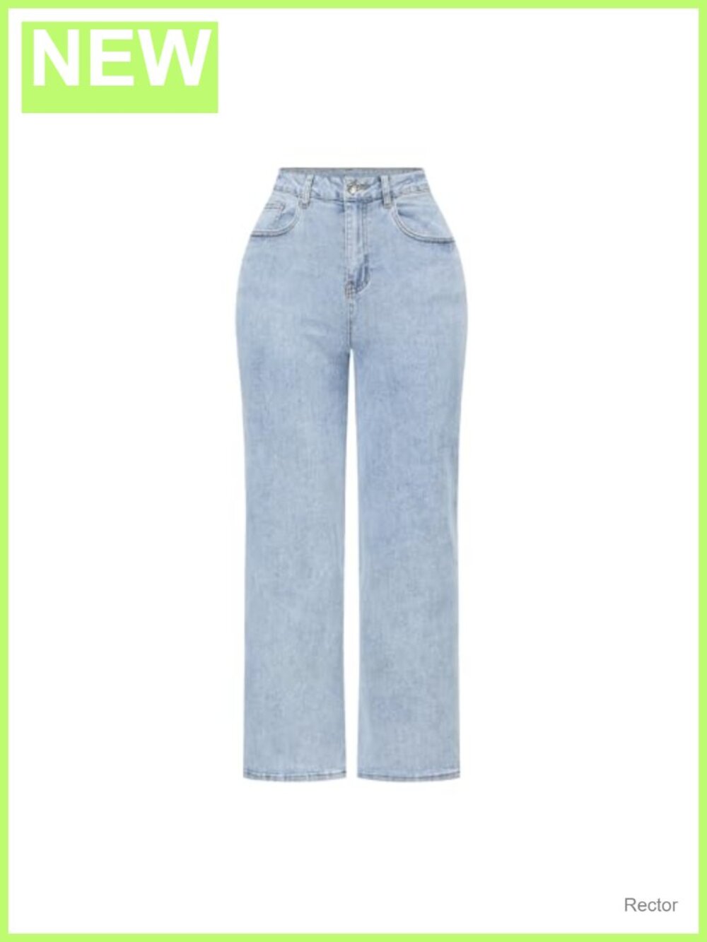 High Waisted Wide Leg Stretch Distressed Denim Jeans for Women
